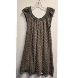 IISLI Sweater Dress with Scallop Hem Line